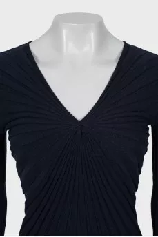 Dark blue tapered long sleeve