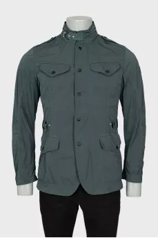 Men's windbreaker in green