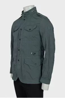 Men's windbreaker in green