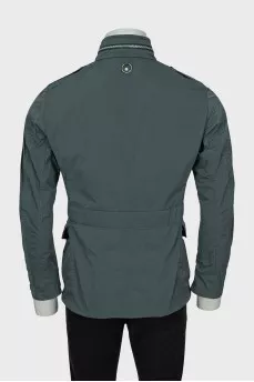 Men's windbreaker in green