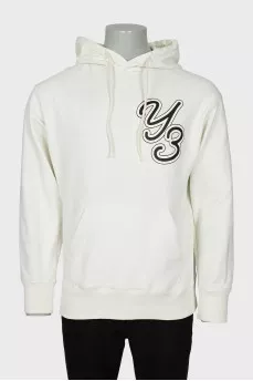 Men's oversized hoodie with branded logo