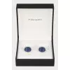 Men's Silver Cufflinks with Twist Clasp