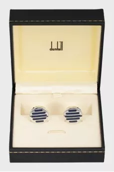 Men's Silver Cufflinks with Folding Clasp