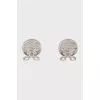 Men's Silver Cufflinks with Folding Clasp
