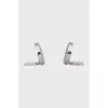 Men's Silver Cufflinks with Folding Clasp