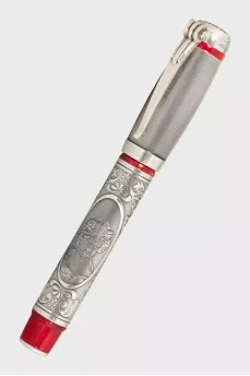 Silver and gold pen Invito a La Traviata with tag