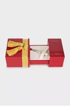 Silver and gold pen Invito a La Traviata with tag
