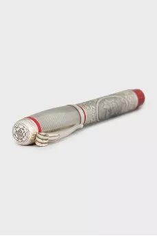 Silver and gold pen Invito a La Traviata with tag