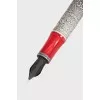 Silver and gold pen Invito a La Traviata with tag