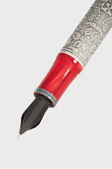 Silver and gold pen Invito a La Traviata with tag
