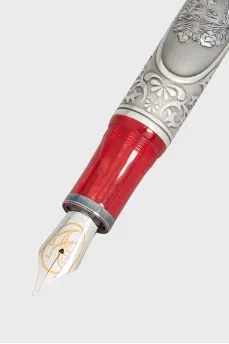 Silver and gold pen Invito a La Traviata with tag