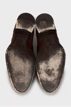 Men's brown leather brogues