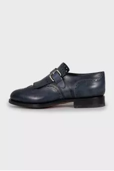 Men's Brogues in Dark Blue