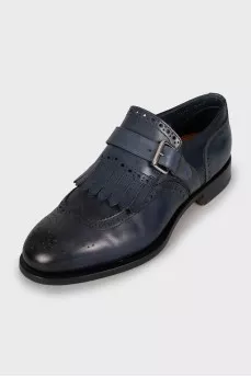 Men's Brogues in Dark Blue