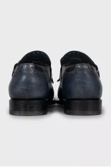 Men's Brogues in Dark Blue
