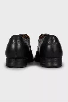 Men's Leather Square Toe Brogues