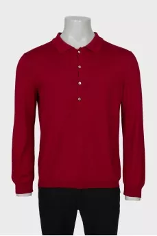 Men's red jumper