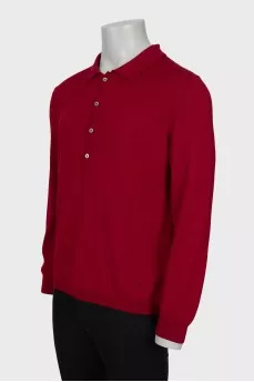 Men's red jumper