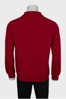 Men's red jumper