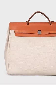 Сумка из текстиля и кожи Herbag