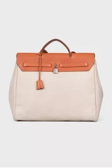 Сумка из текстиля и кожи Herbag