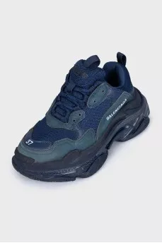 Blue Triple S Sneakers
