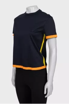 T-shirt with contrasting trim