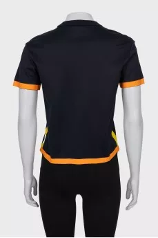 T-shirt with contrasting trim