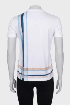 Straight cut printed t-shirt