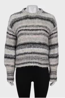 Chunky knit cropped sweater