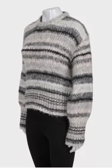 Chunky knit cropped sweater