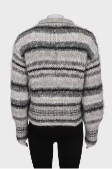 Chunky knit cropped sweater