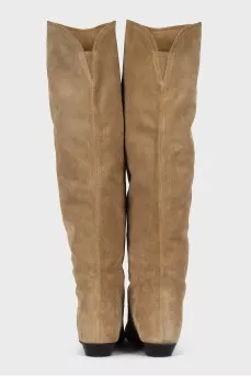 Suede boots Skarlet