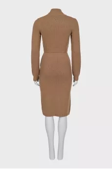 Cashmere skirt suit