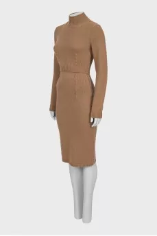Cashmere skirt suit