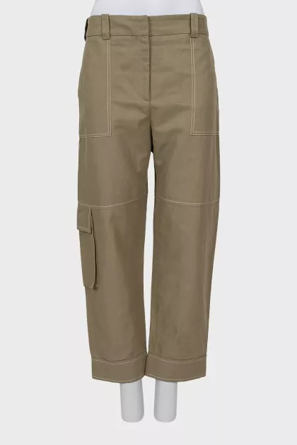Khaki cargo pants