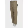 Khaki cargo pants