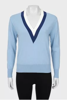 Wool and cashmere pullover