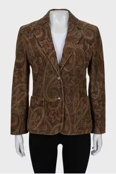 Paisley print jacket