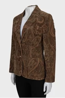 Paisley print jacket