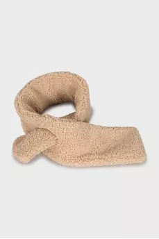 Faux fur oversized scarf