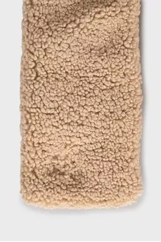 Faux fur oversized scarf