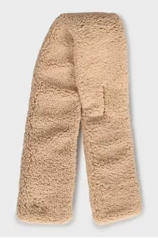 Faux fur oversized scarf