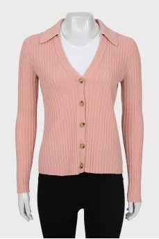 Cashmere ribbed pullover