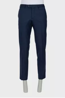 Men's trousers made of young wool with arrows