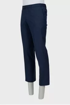 Men's trousers made of young wool with arrows