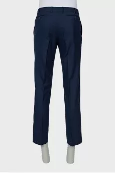 Men's trousers made of young wool with arrows