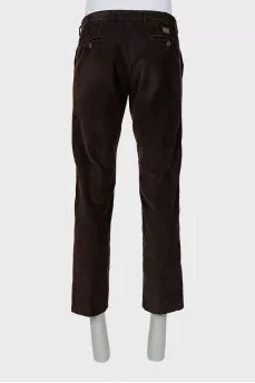 Men's brown corduroy trousers