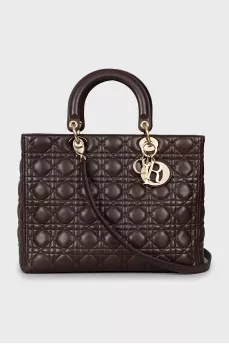Lady Dior leather bag