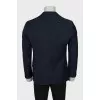 Men's single-breasted jacket in blue